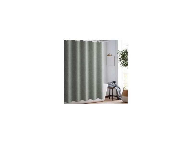 Waterproof Mildew Thickening Shower Curtain Solid Color Shower Curtain Bathroom Carousel 1