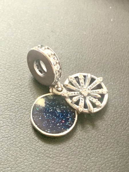 Pandora Dazzling Wishes CZ & Enamel Dangle Charm62863852805633111