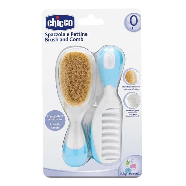 CHICCO BRUSH AND COMB - LIGHT BLUE Carousel 1