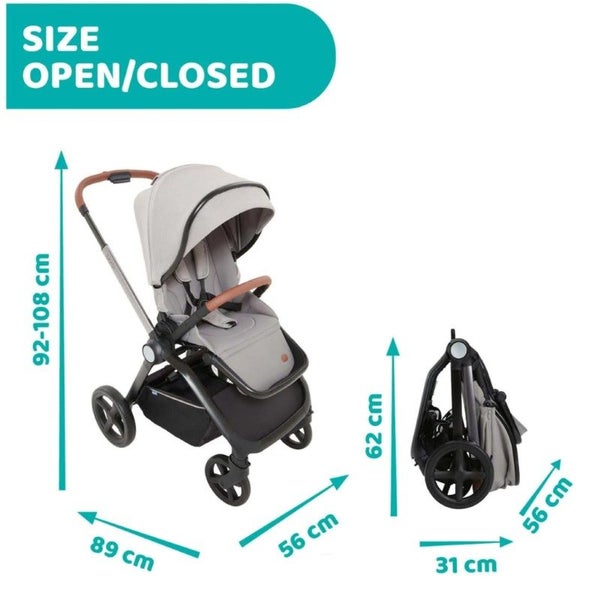 CHICCO STROLLER: MYSA CHARMING GREY Carousel 2