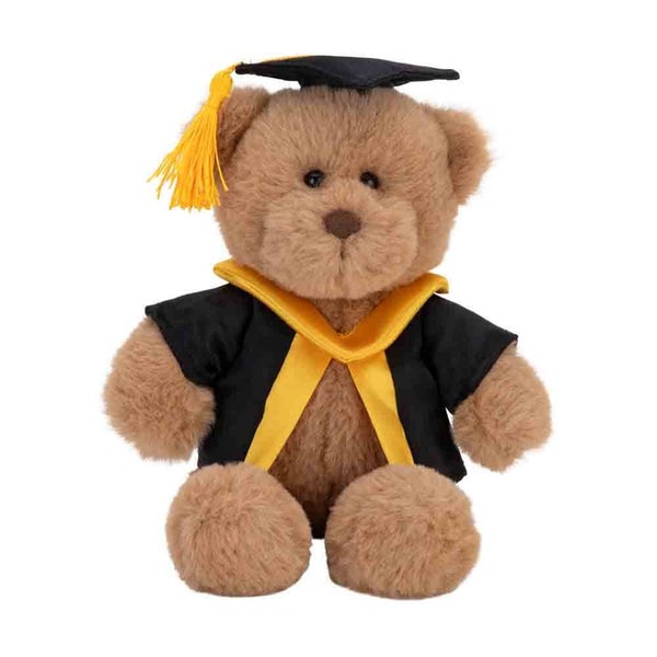 With Heart - Graduation Bear, Soft Toy, Beige, Medium, 20cm H Carousel 1