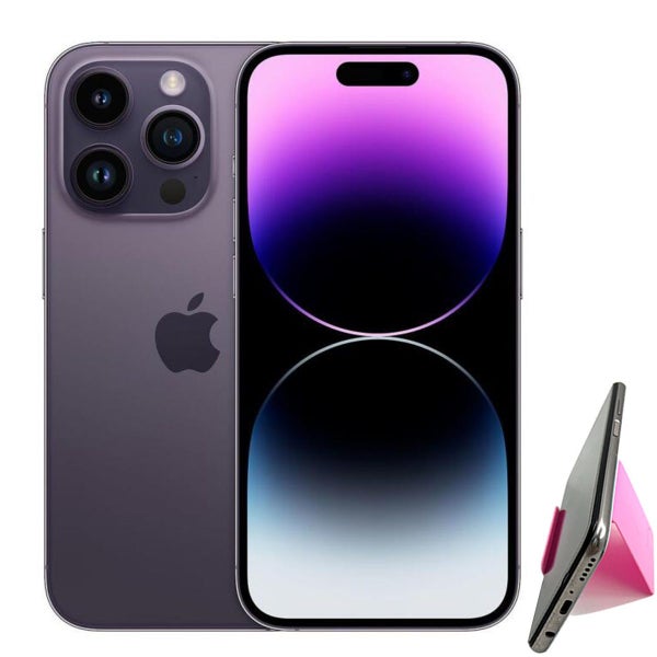Apple iPhone 14 Pro 128GB Unlocked Deep Purple - SIM+eSIM - 100% Battery As New63865584256130110