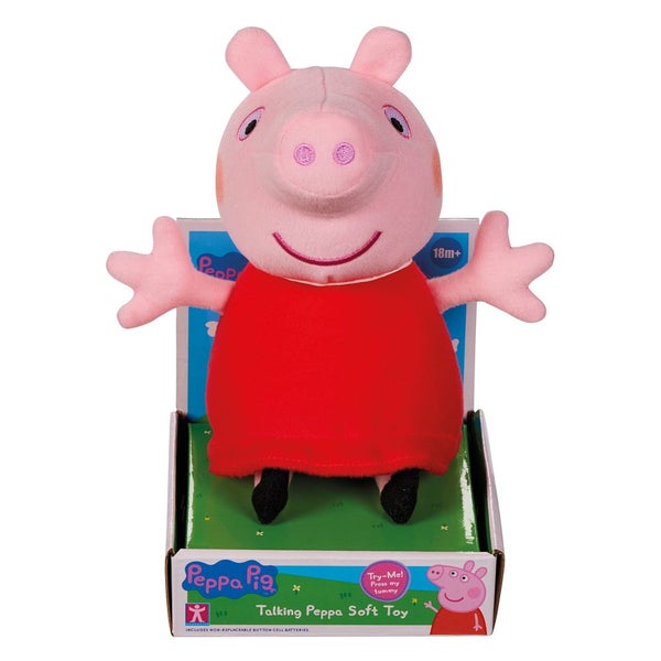 Peppa Pig - Talking Peppa Soft Toy, Plush, 18 months+ Carousel 1