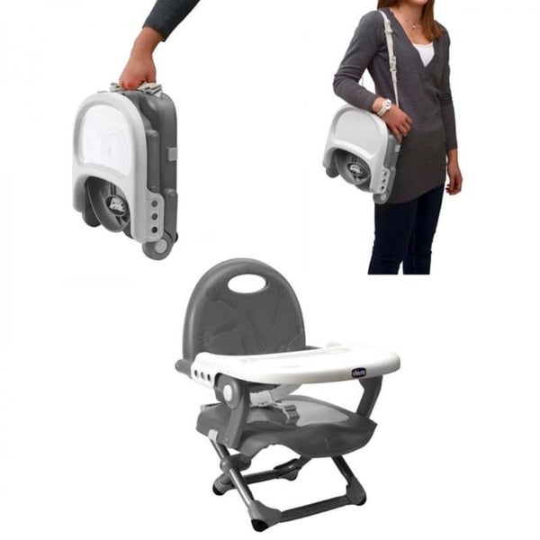 CHICCO BOOSTER SEAT: POCKET SNACK - DARK GREY Carousel 3