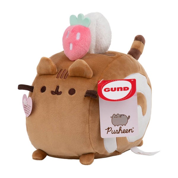 Pusheen - Chocolate Swiss Roll Squisheen 20cm, Soft Toy, Plush Carousel 1