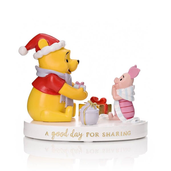 Disney - Winnie the Pooh Christmas: Figurine Large 'A Good Day For Sharing' Carousel 1