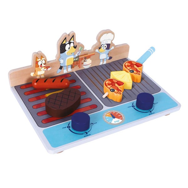 Bluey - Wooden Tabletop BBQ Set, Activity Toy, Ages 3+ Carousel 1
