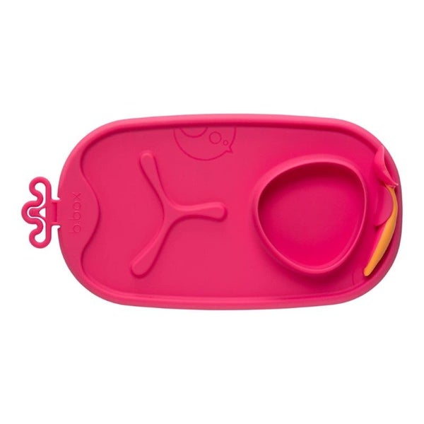 B.BOX ROLL + GO MEALTIME MATS STRAWBERRY SHAKE Carousel 1