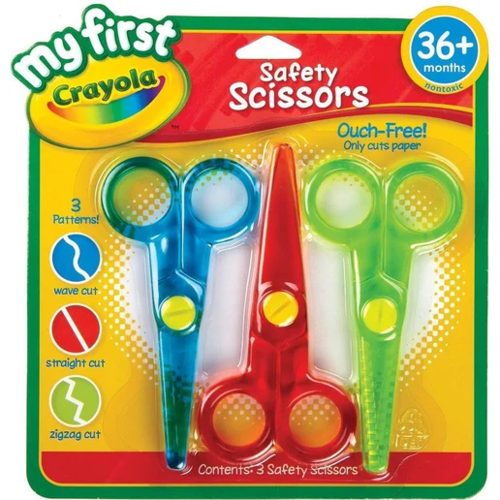 Crayola My First Safety Scissors 3Pk Carousel 1