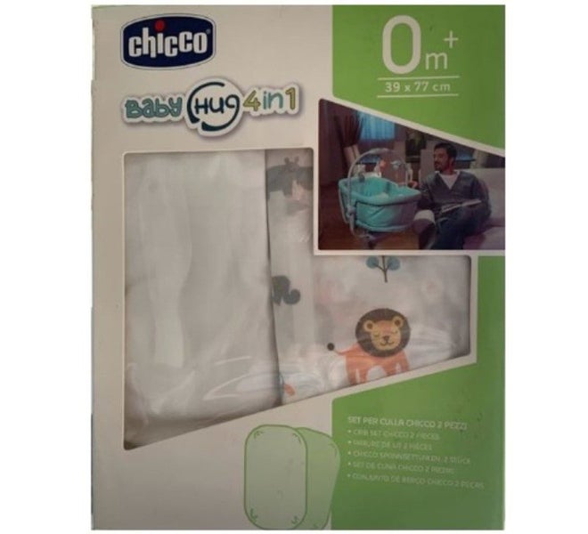 CHICCO BABY HUG 2 PCS CRIB SET LITTLE ANIMALS Carousel 2