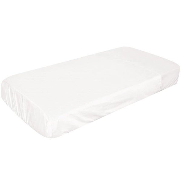 SILLY BILLYZ COT 1PCE COMBO FITTED WHITE POLYCOTTON Carousel 1