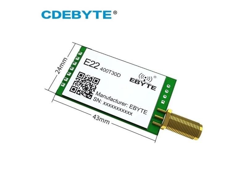 LoRa 433 MHz Wireless Transmitter And Receiver CDEBYTE E22-400T30DUART DIP Carousel 1