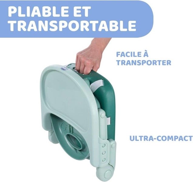 CHICCO BOOSTER SEAT: POCKET SNACK - SAGE Carousel 3