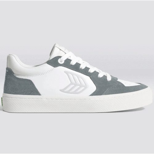 CARIUMA VALLELY LEATHER SNEAKER WHITE/CHARCOAL GREY Carousel 1