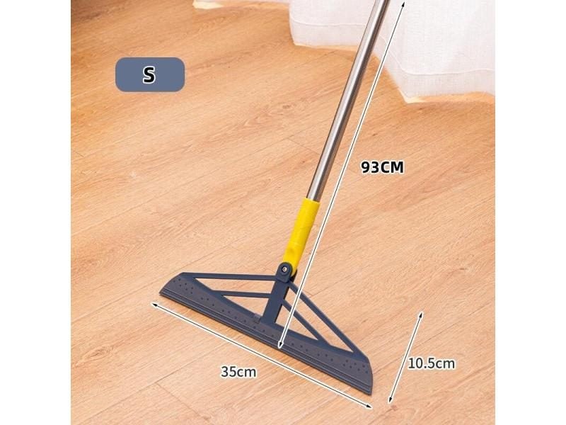 180° Rotatable Magic Rubber Broom Silicone Mop For Home Floor Cleaning Carousel 1