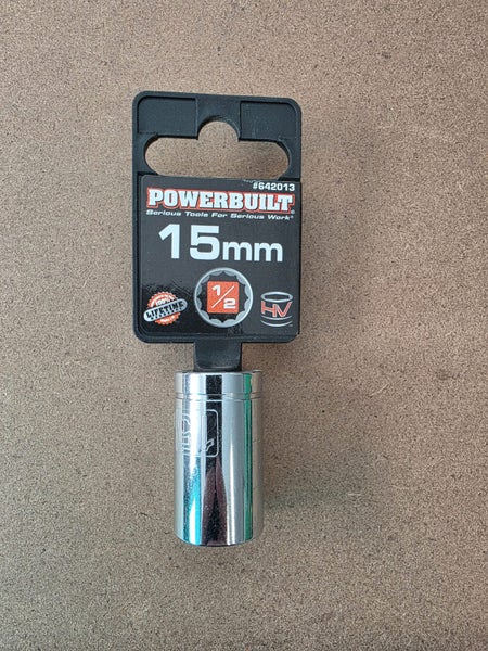 Powerbuilt Socket 1/2in Dr 15mm Carousel 1