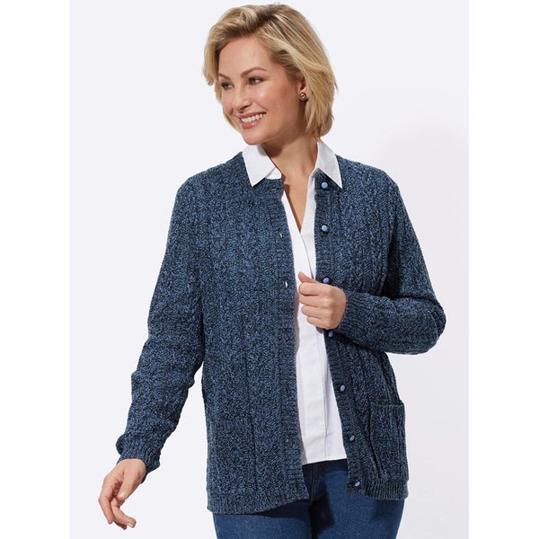 Value pack- double cardigan pack - blue & berry - size 12 - classic style Carousel 1