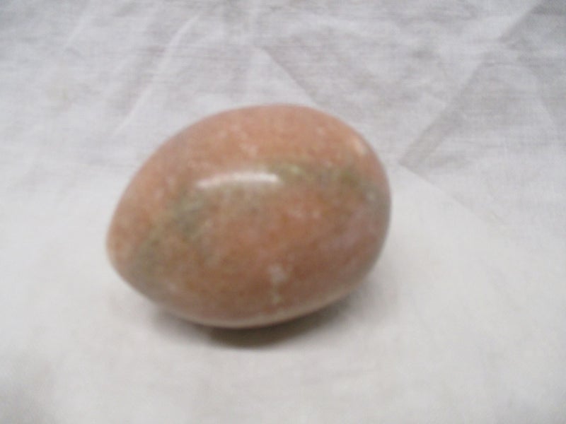 Great Old Stone Egg - Marble / Onyx Stone Type - POR 21 - 1414 Carousel 1