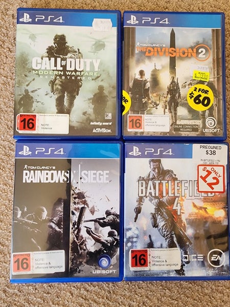 PS4 Games x4 Carousel 1