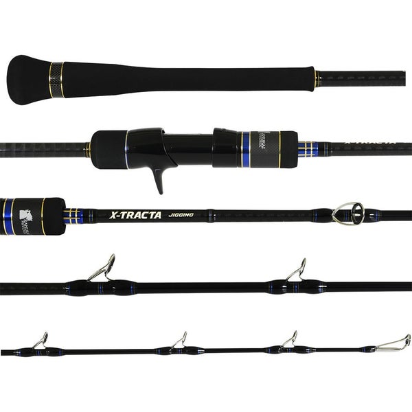 Samurai X-Tracta Jig Carbon Fishing Rod over Head 5ft 6 inch 1 Piece PE 2 - 4 Carousel 1