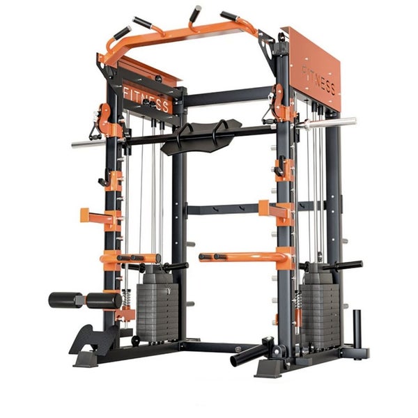 Smith Machine with 126KG Weight Stacks Carousel 1