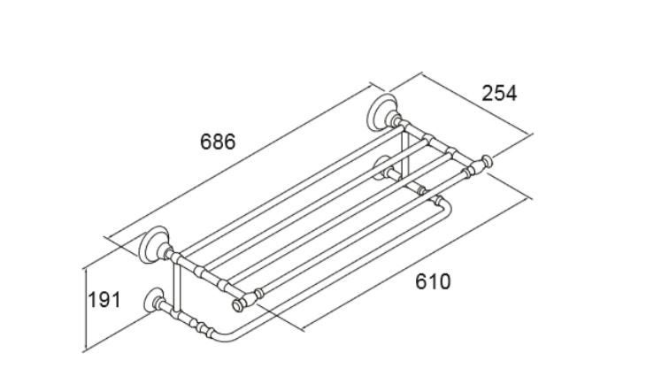 TOWLE RAIL SHELF Carousel 3