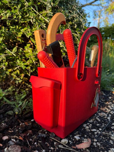 Hachiman Garden Tool Bag - Red Carousel 2
