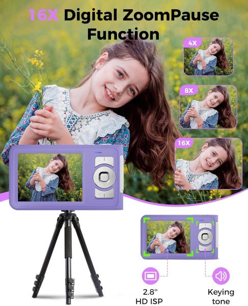 Digital Camera 50MP FHD 1080P Camera Digital Point and Shoot Camera Carousel 7