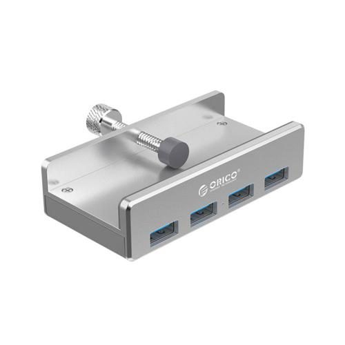 Orico Aluminum Alloy 4 Port USB 3.0 Clip Type Hub - Silver [ORICO-MH4PU-SV-BP] Carousel 1