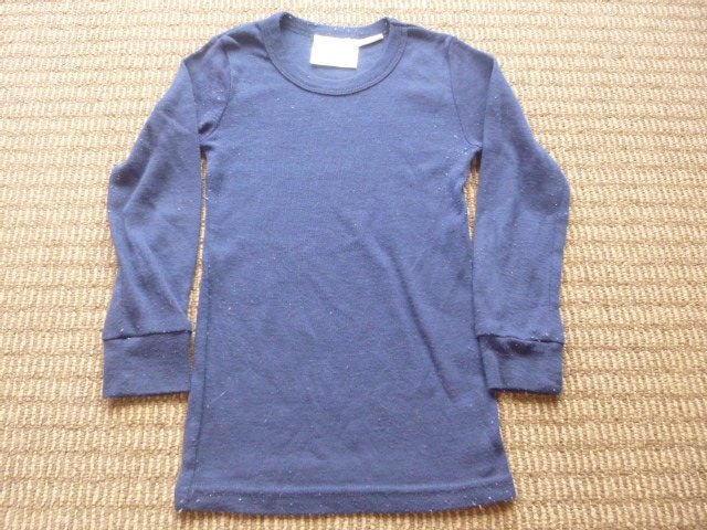 KATHMANDU = DARK BLUE LONG SLEEVE THERMAL ( SZ 4 - 6 )polypropylene Carousel 1
