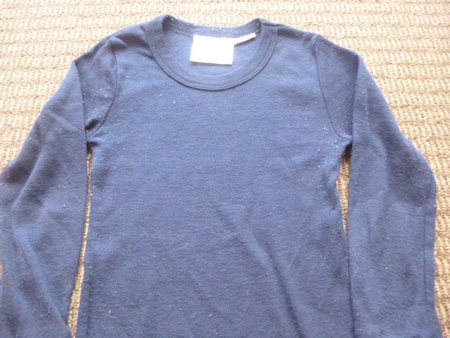 KATHMANDU = DARK BLUE LONG SLEEVE THERMAL ( SZ 4 - 6 )polypropylene Carousel 2