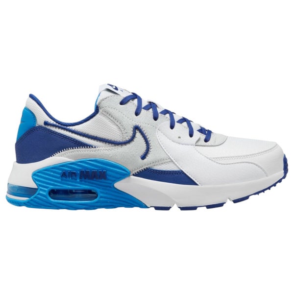 .Nike Air Max EXCEE LIFESTYLE SHOES - WHITE/DEEP ROYAL BLUE-PHOTO BLUE (DZ079... Carousel 1