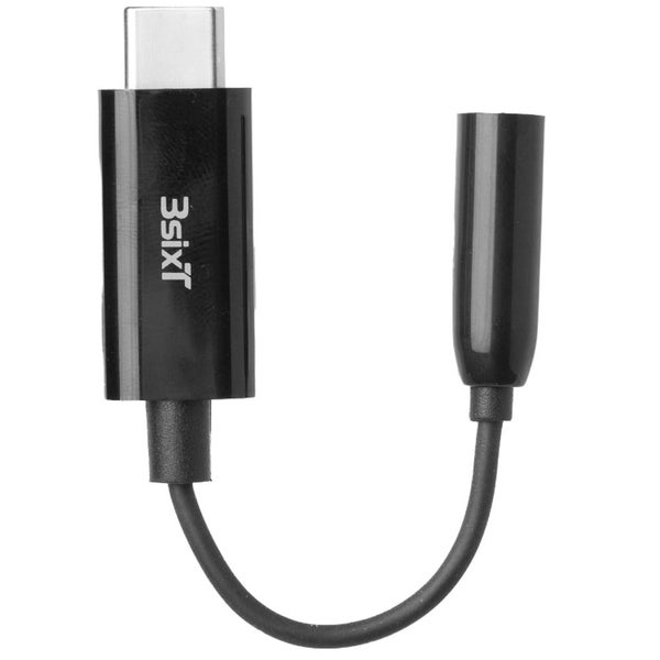 3sixT Hi-Res Audio Connector Adapter USB-C to 3.5mm Cable For iPhone Samsung ... Carousel 2