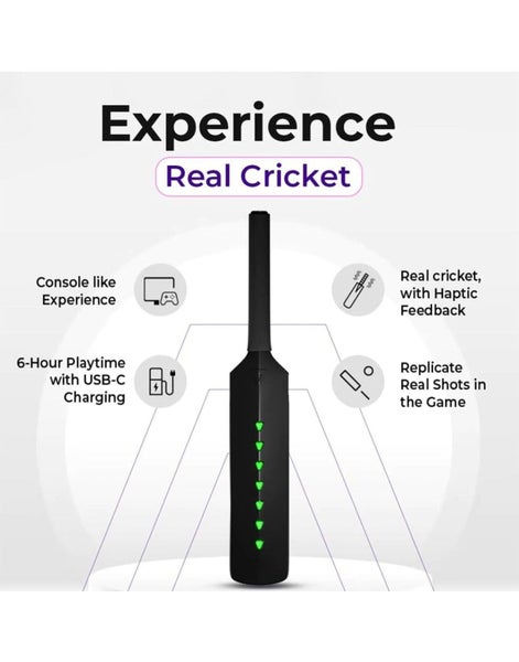 MetaShot Smart Bat + TV Connector - Play Cricket in Mixed Reality Carousel 5