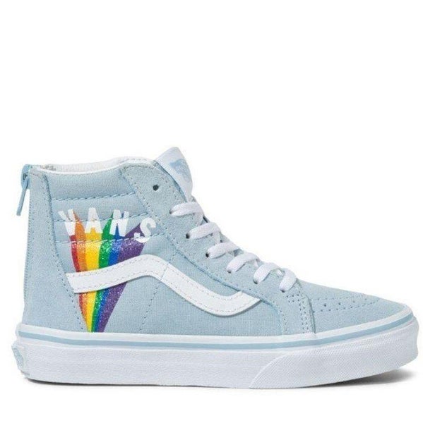 Vans SK8-Hi Zip - Rainbow Vans / Winter White / True White Carousel 1