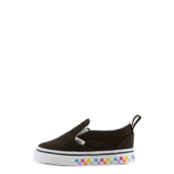 Vans Toddlers Slip-On Checkerboard - Rainbow / Black Carousel 1
