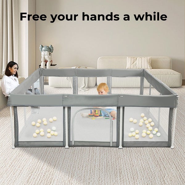 Bopeep Kids Playpen Pop-up Foldable Baby Safety Mesh Fence Toddler Play Center62864737580546112