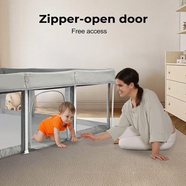 Bopeep Kids Playpen Pop-up Foldable Baby Safety Mesh Fence Toddler Play Center62864737580546114