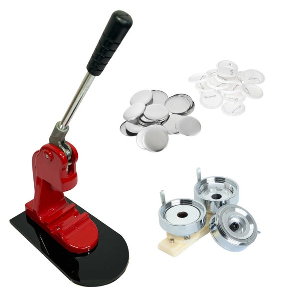 Button Badge Making Set 25mm - Maker + Mould + Badges Carousel 1