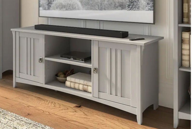 YOKO 153 2-Door TV Unit (Grey) Carousel 1