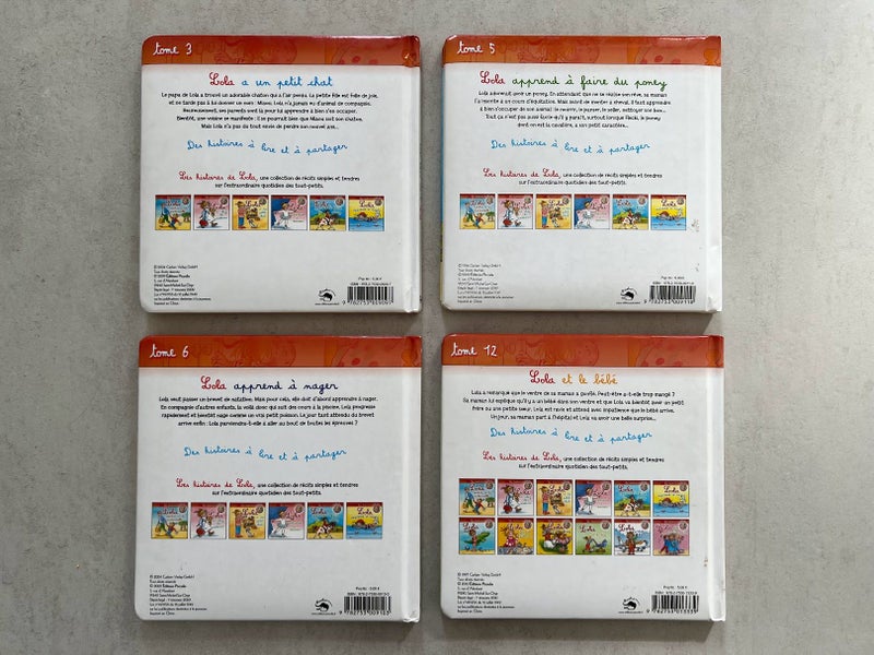 Choose from Les Histoires de Lola French Books Carousel 2