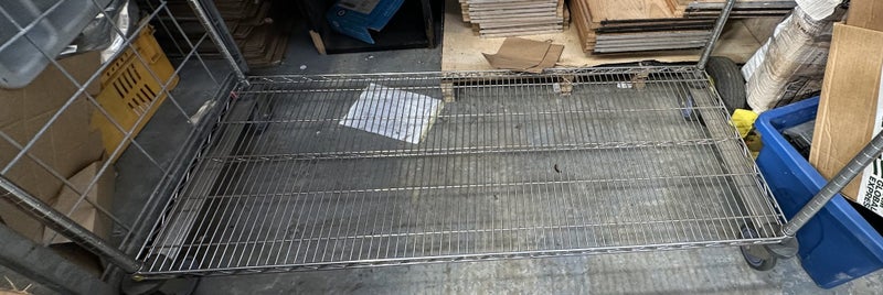 Commercial Metal Storage Rack On Wheels - $1 Reserve (Near Loans Room 2) Carousel 4