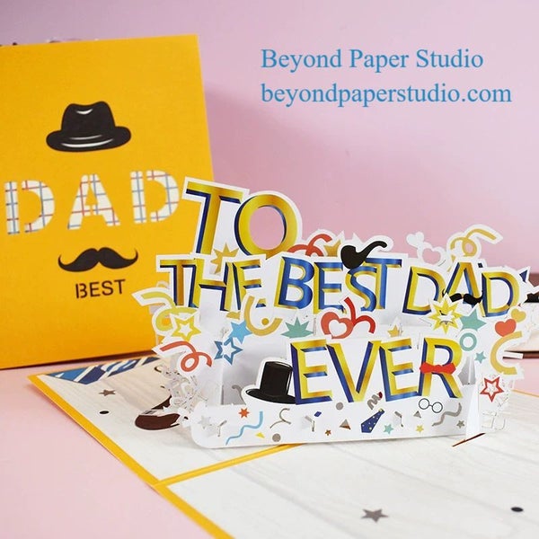 3D Pop-up Greeting Card - Best Dad Carousel 1