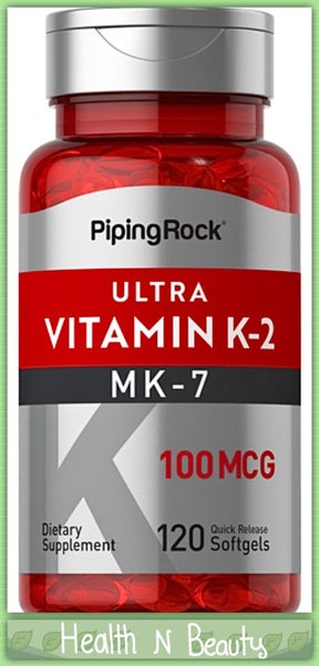 VITAMIN K2 MK7 100 mcg 120 Softgels - ULTRA STRENGTH - E0327 Carousel 1