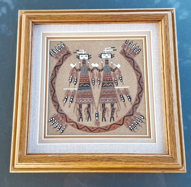 +++ AUTHENTIC "NAVAJO" SANDPAINTING +++ Carousel 2