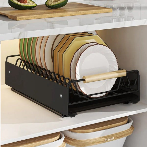 Pull Out Kitchen Cabinet Storage Shelf Rack Drawer Carousel 1