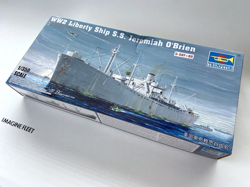 WWII Liberty Ship S.S. Jeremiah O'Brien Trumpeter | No. 05301 | 1:350 Carousel 1