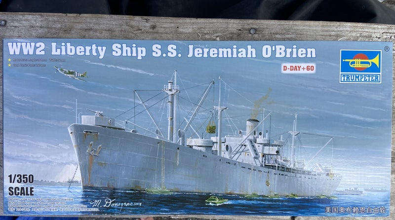 WWII Liberty Ship S.S. Jeremiah O'Brien Trumpeter | No. 05301 | 1:350 Carousel 2