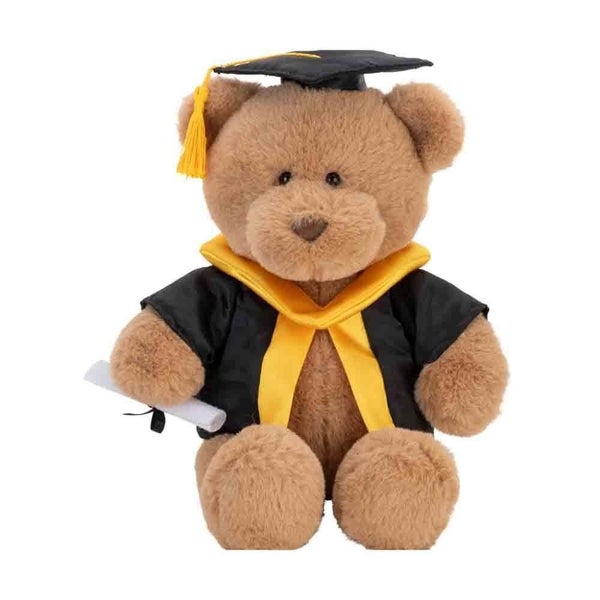 With Heart Graduation Bear With Scroll - Large Carousel 1