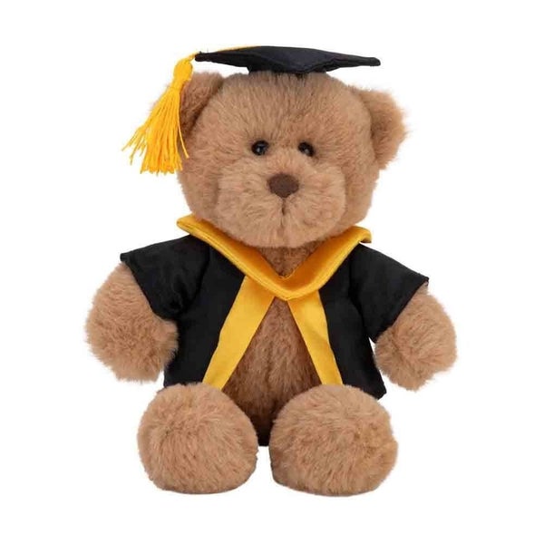 With Heart Graduation Bear With Scroll - Medium Carousel 1